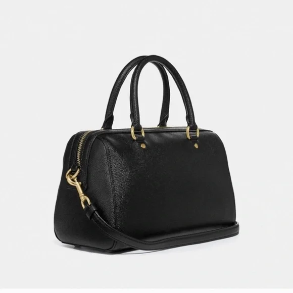 Coach Black Leather Handbag - Picture 3 of 13